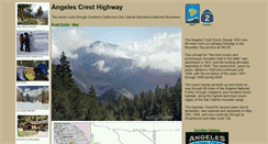 Desktop Screenshot of angelescrestscenichighway.com