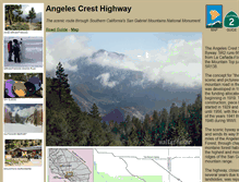 Tablet Screenshot of angelescrestscenichighway.com